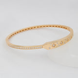Starburst Diamond Bangle Bracelet