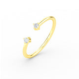 Diamond Open Gold Ring