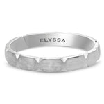 14K Gold 3mm Modern Wedding Band White gold Elyssa jewelry