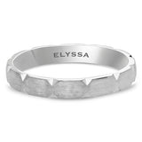 14K Gold 3mm Modern Wedding Band White gold Elyssa jewelry