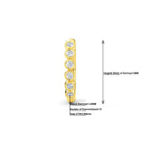 14K Gold Diamond Hoop Earrings
