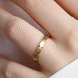 14K Gold 3mm Modern Wedding Band