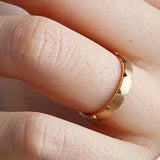 14K Gold 3mm Modern Wedding Band