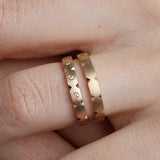 14K Gold 3mm Modern Wedding Band