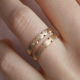 14K Gold 3mm Modern Wedding Band