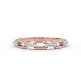 14K Gold 16 Pieces Diamond of Round Brilliant Cut Diamond Ring