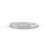 14K Gold Diamond Cross Over Gold  Ring