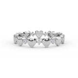 Small Multi Heart Diamond Ring