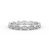 14K Gold Miligrain Wedding Band