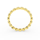 14K Solid Gold Full Eterniy Diamond Wedding Band