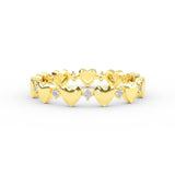 Small Multi Heart Diamond Ring