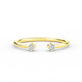 Diamond Open Gold Ring