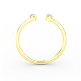 Diamond Open Gold Ring