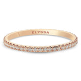 14K Gold 1.5mm All Around Diamond Wedding Band