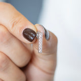 18K White Gold Bar Stud Earrings