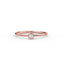 Rose Gold Diamond Solitaire Ring