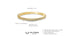 14K Gold 1.5mm Half Way Diamond Wedding Band