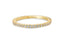 14K Gold 1.8mm French Cut All Around Diamond Wedding Band Gold Yellow