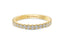 14K Gold 2.2mm All Around Diamond Wedding Band yellow gold