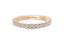 14K Gold 2.2mm Half Way Diamond Wedding Band