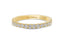 14K Gold 2.2mm Half Way Diamond Wedding Band