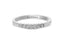 14K Gold 2mm 7 stone Diamond Wedding Bandwhite gold