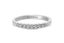 14K Gold 2mm 9 stone Diamond Wedding Band