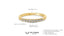 14K Gold 2mm 9 stone Diamond Wedding Band 15ct