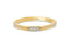 14K Gold 2 mm Wedding Band with Diamonds Gold