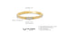 14K Gold 2 mm Wedding Band with Diamonds
