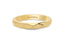 14K Gold 3mm Multi Faceted Wedding Band gold