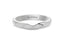14K Gold 3mm Multi Faceted Wedding Band white gold