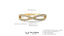 14K Gold Half Way Infinty Diamond Wedding Band