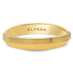 14K Gold Overlaping Plain Wedding Band Gold
