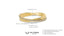 14K Gold Overlaping Ring with Diamonds