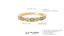 14K Gold Round and Marquise Design Diamond Wedding Band