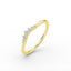 7 Stone Diamond Gold Ring