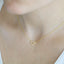 14K Gold Open Heart Diamond Necklace