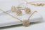 14K Gold Floral Diamond Necklace