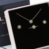14K Gold Floral Diamond Necklace