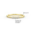 14K Gold 5 Stone Diamond Wedding Band