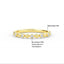 14K Gold Diamond Bead Half Eternity Diamond Wedding Band