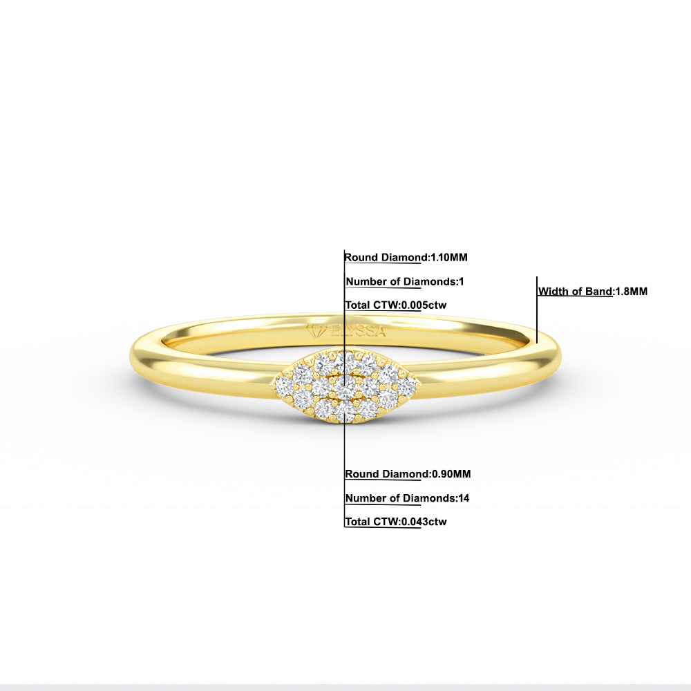 Diamond Eye Ring