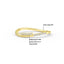 14K Gold Diamond Twisted Wedding Ring