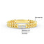 14K Gold Chain Ring with Pave Setting Diamond