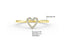 14K Gold Open Heart Diamond Ring