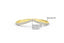 14K Gold Diamond Chevron Ring