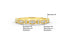14K Gold Half Eternity Miligrain Diamond Wedding Band