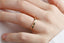 14K Gold 3mm Multi Faceted Wedding Band A Single Diamond