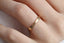 14K Gold Overlaping Plain Wedding Band
